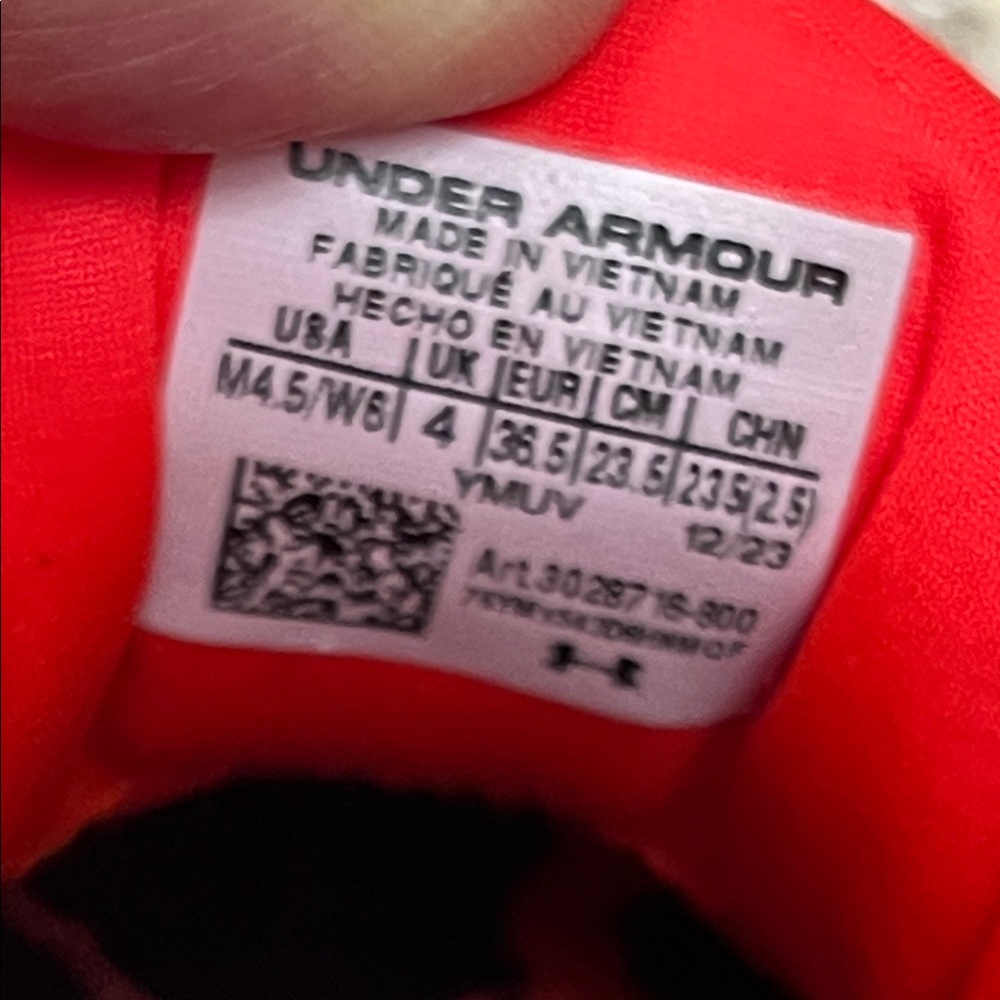 NWOT Unisex UA SlipSpeed™ Mega All-America Orange Shoes {Men’s 4.5/Wms 6.0} - Picture 15 of 15